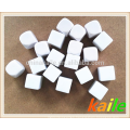 Plastic blank white dice